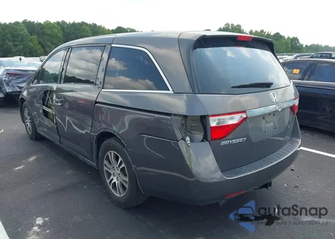 2012 Honda Odyssey Ex-L from USA, damaged, VIN 5FNRL5H62CB104726